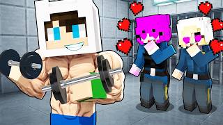 KIZ POLİSLER BENİMLE DALGA GEÇTİ, BEN DE DEV KASLI ADAM OLUP KIZLARI TAVLADIM 😱 Minecraft