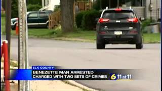 Elk Co. man arrested for stabbing man, leading officers on chase