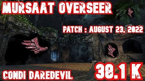 Condi Daredevil | Mursaat Overseer | 38.1k | Gw2 Raid