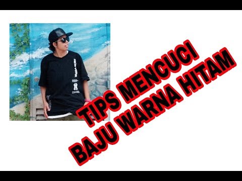 #Tips merawat baju warna Hitam