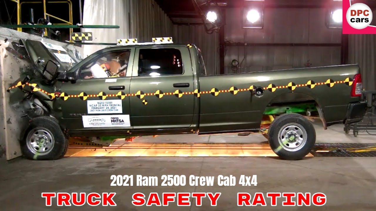 2021 Ram 2500 Crew Cab 4x4 Truck Safety Rating - YouTube