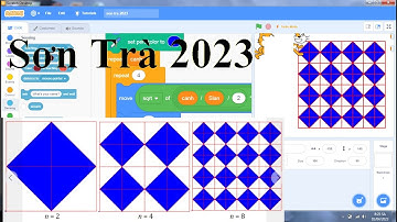 Lập Trình Scratch DEMO VẼ HOA VĂN ĐỀ THI TIN HỌC TRẺ SƠN TRÀ 2023