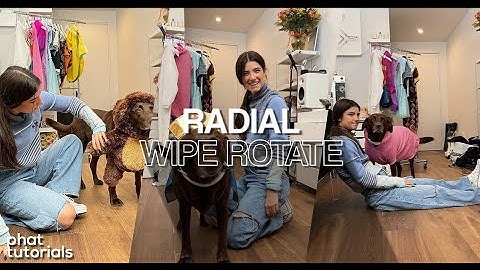 RADIAL WIPE ROTATE TRANSITION | ALIGHTMOTION