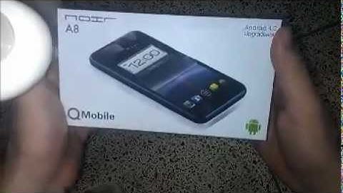 Qmobile Noir A8 Latest Mobile 2012 with Android 4.0.4 Unboxing & Review (urdu)
