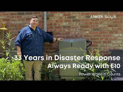 He Saw the Worst Disasters. Here's Why He Chose Anker SOLIX E10 for Home Battery Backup.