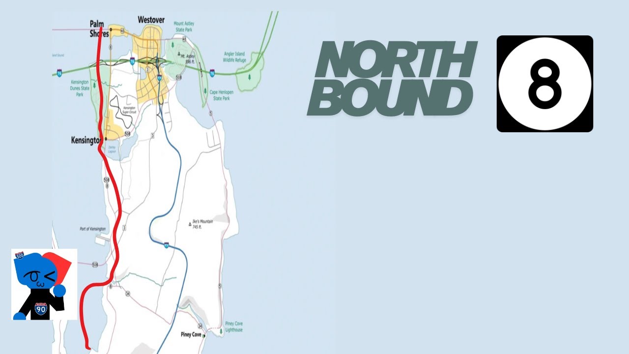 Driving in Route 8 | Ultimate Driving: Westover Islands | InterstateDriver80