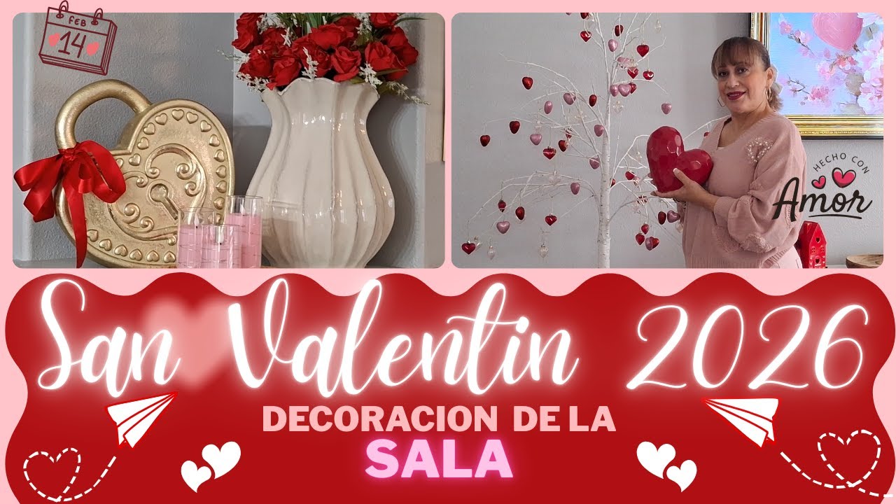 Así Decoré Mi Sala para San Valentín ❤️ | Ideas para Vivir Bonito