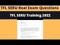 TFL SERU test with Real Exam Questions /SERU training 2022,.  SERU exam /TFL SERU exam