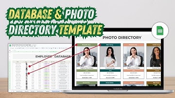 Create a Customizable Employee Database & Photo Directory in Google Sheets | Step-by-Step Tutorial