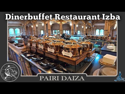 [Pairi Daiza] Dinerbuffet in restaurant Izba (4K)