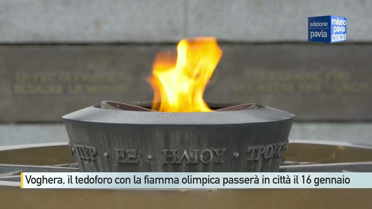 Voghera, il tedoforo con la fiamma olimpica passerà in città il 16 gennaio