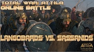 Total War Attila  Online Battle  Langobards Vs Sassanid Empire