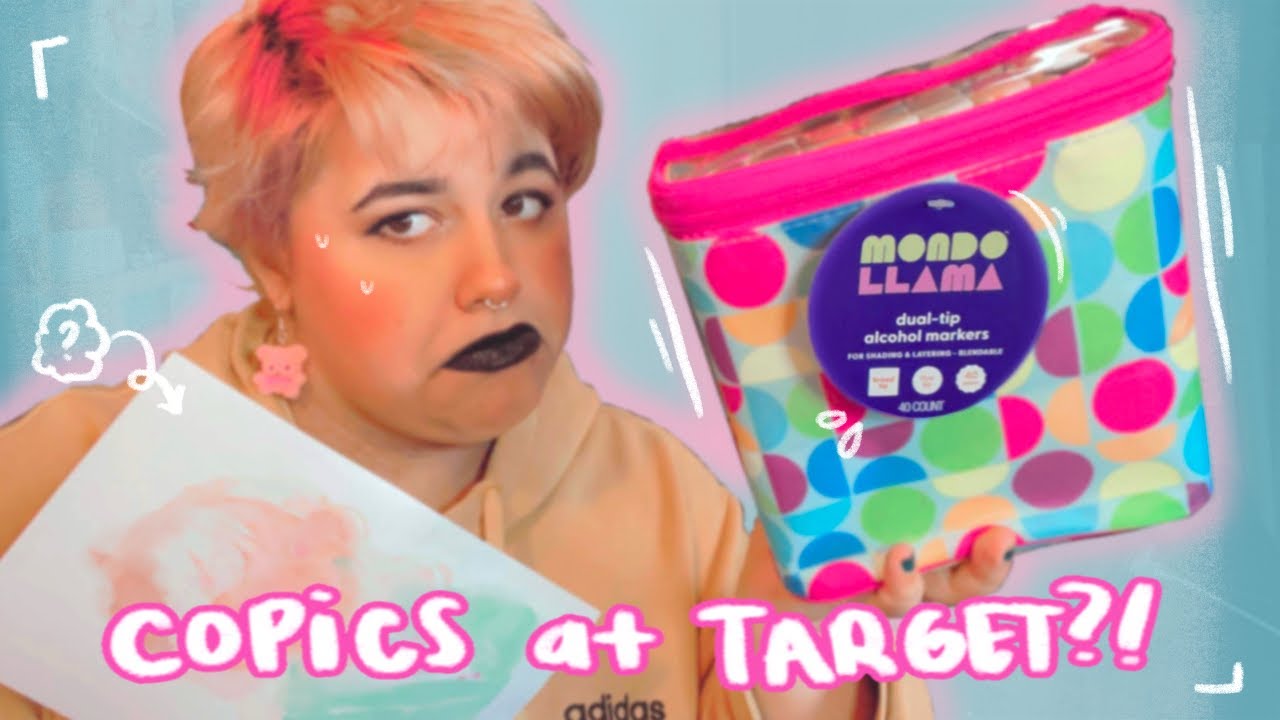 I found Copics at TARGET?! 😱 | Trying Mondo Llama Acohol Markers ($35!)