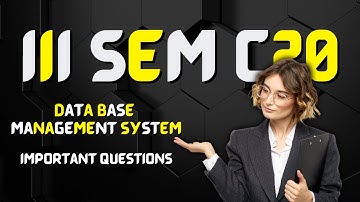 Diploma 3rd sem DBMS Important Questions | Diploma C20 | Computer Engineering | Diploma 3rd sem