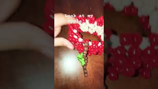 Information My apple rotator cuff that ate all of my new dark red beads.||#kandi#rotatorcuff#apple Guide