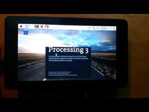 Processing on raspberry pi 3