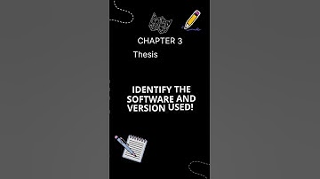Identify the Software and Version Used #SPSS #NVivo #ResearchSoftware