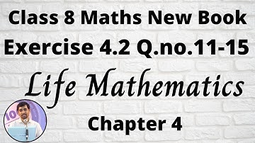 TN 8 Maths Life Mathematics Exercise 4.2 Q.No.11-15  Profit, Loss, Discount/TNPSC profit and Loss