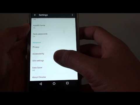Google Nexus 5: How to Enable / Disable JavaScript Chrome Browser