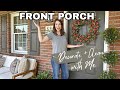 Small front porch makeover  outdoor decorating ideas  porch decor 2023