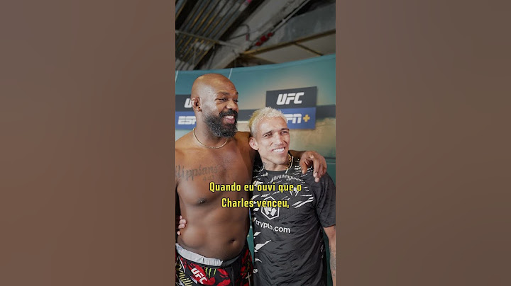 Gênios reconhecem gênios! Jon Jones 🤝 Charles do Bronxs #UFC309