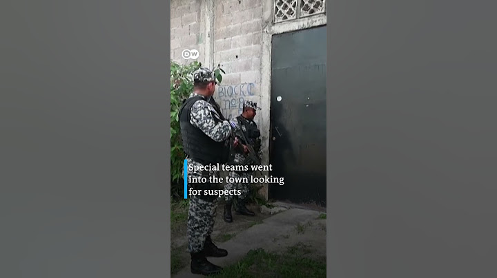 Massive gang raids sweep through El Salvador | DW News #Shorts