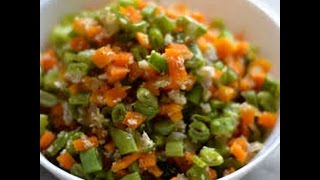 How to make authentic Carrot And Beans Poriyal recipe easy
