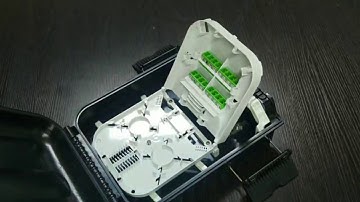Install PLC Splitter/ 16 Cores Fiber Distribution Box/ FTTH Termination Box/ FDB/ Caja Nap
