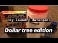 Lazy laundry detergent (dollar tree edition)