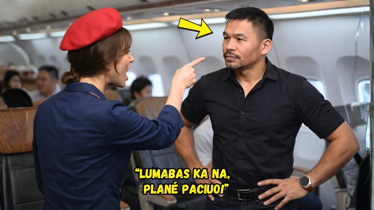 Binastos ng flight attendant si Manny Pacquiao, hindi niya alam na isa siya sa pinakamakapangyarihan