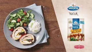 Rolada Z Indyka Z Suszonymi Pomidorami, Szpinakiem I Serem