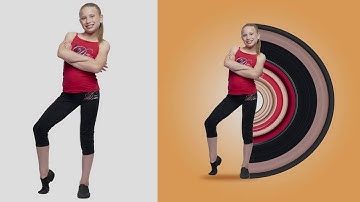 Photoshop Tutorials - Circular Pixel Stretch Effect