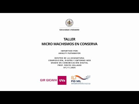 Miniatura del vídeo Taller "Micromachismos en Conserva". Amalfy Fuenmayor.