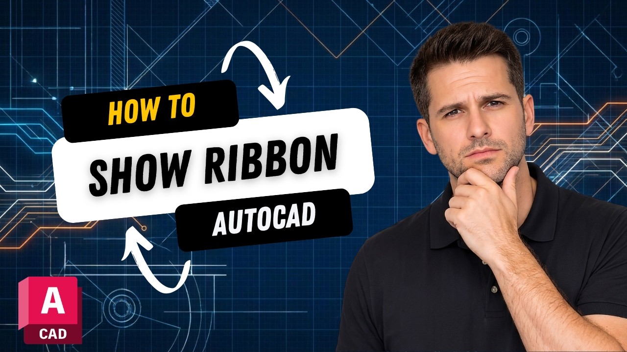 Autocad Visual Style Riboons How to Bring Back Ribbon in AutoCAD (2026 Updated) - YouTube