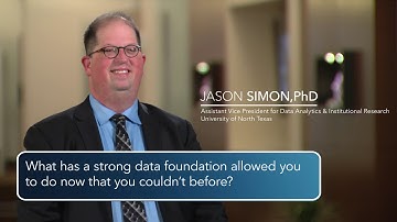 Jason Simon | Impact of Strong Data Foundation | UNT