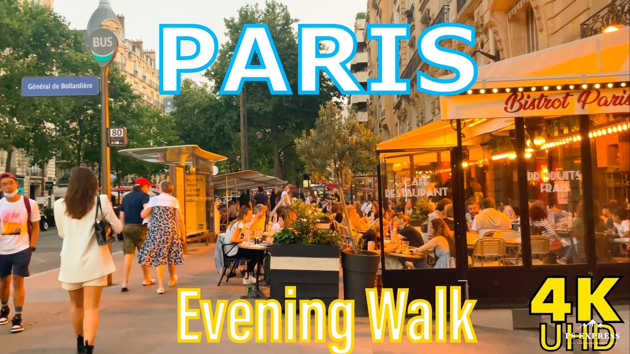 Paris evening walk 2021 | Paris 4K| A walk in Invilides | A walk in ...