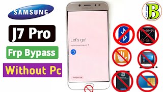 Samsung J7 Pro Frp Bypass_Without  Pc_Without Sim|1000% Working|SM-J730F Google Account Lock Remove|