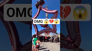 Terrifying Moment Carnival Ride Malfunctions and Collapses! #viral #shortsfeed #swing
