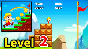 Super Bigo World Level 2 | Super Mario Mobile Gameplay Walkthrough