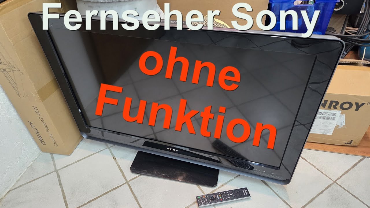 TV Repair Sony Bravia defekten Kondensator getauscht oder Mainboard Fehler ?