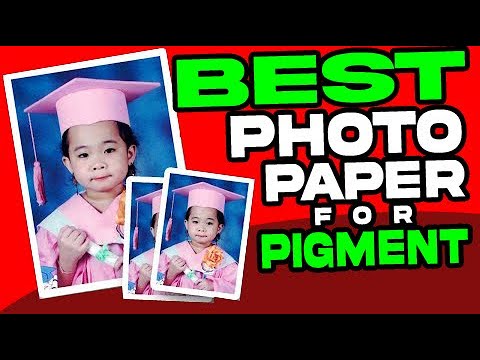 Photo Paper for  Pigment Printer (English Subtitle) Check also video