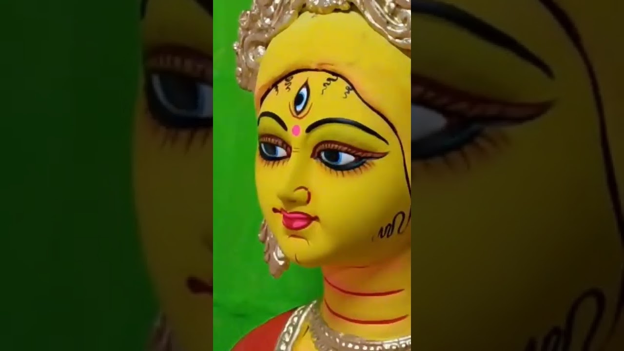 Durga murtir Eye painting            