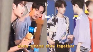when yizhan stay together |yizhan’s speaking english