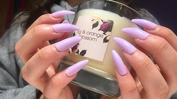 ASMR Candle Tapping 😴 Scratching ~no talking 🤍