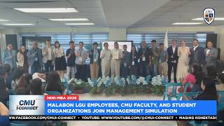 Malabon LGU employees, CMU student organizations participate in Management Simulation: Mini MBA 2026