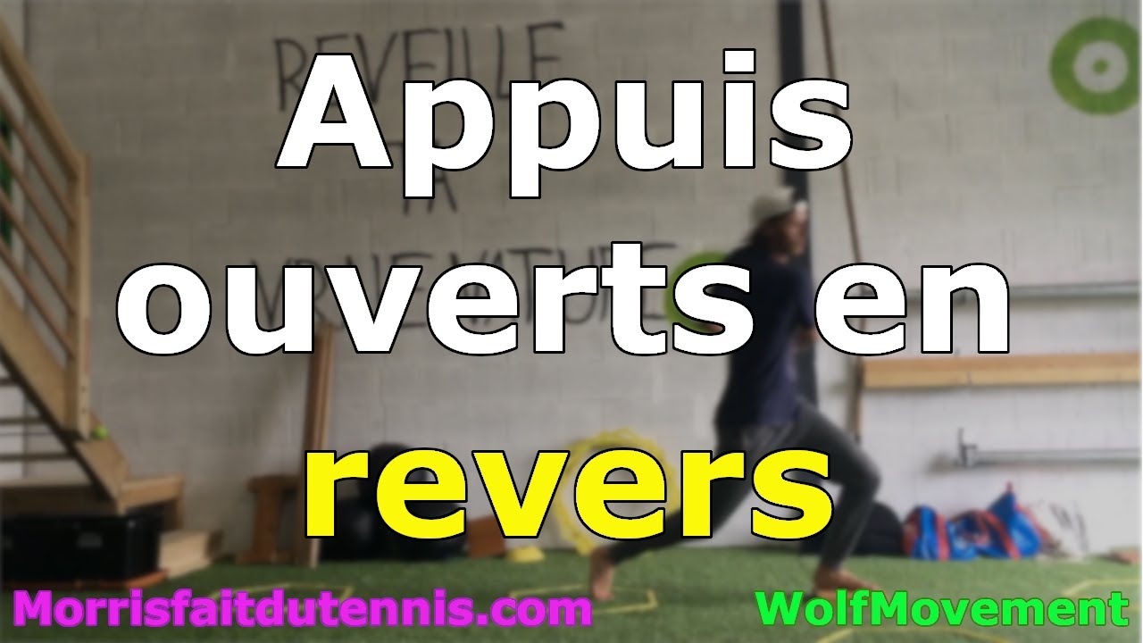 Tennis & WolfMovement : Appuis ouverts en revers