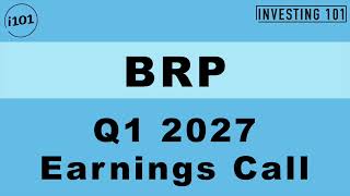 BRP Q1 2027 Earnings Call | Powersports Dealer Inventory Optimization Targets Balance Sheet