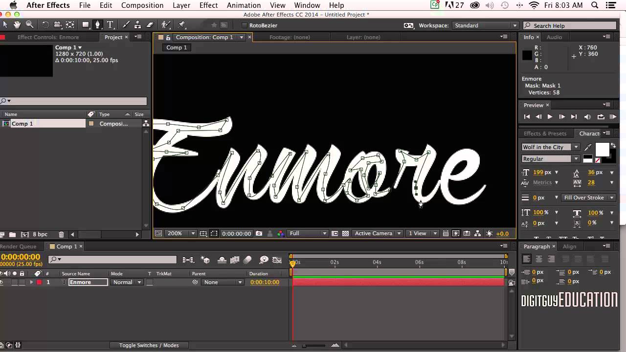 Ae Handwriting Effect : How to Create a Write-On Effect in After ...