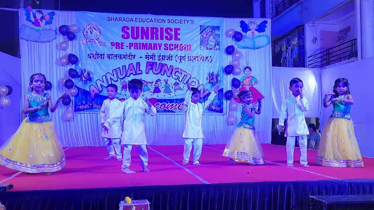 Annual day  L.K.G Class  Madhuri Dixit mashup song dance 03/01/26