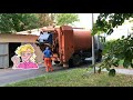 ♻️Garbage truck. Round hopper garbage truck.